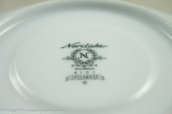 Noritake Pattern 4101 "Greenbrier" Replacement Plates - Image 5